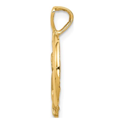 14K Yellow Gold Angel Pendant – view 3