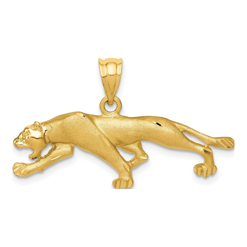 14K Yellow Gold Panther Pendant