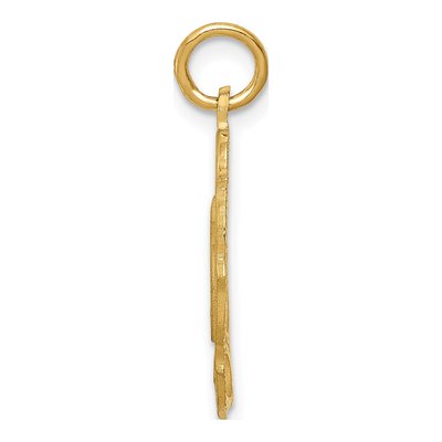 14K Yellow Gold Oval Pendant – view 3