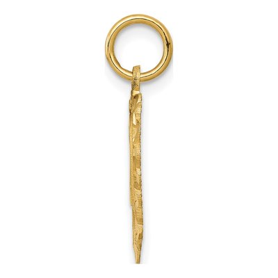 14K Yellow Gold Heart Pendant – view 3