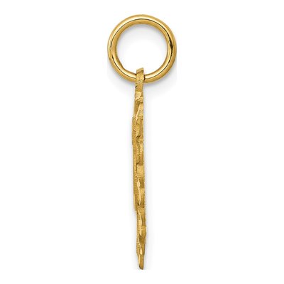 14K Yellow Gold Heart Pendant – view 3