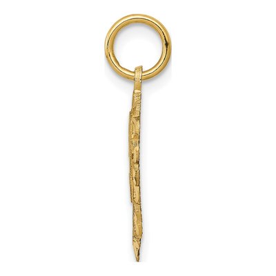 14K Yellow Gold Heart Pendant – view 3