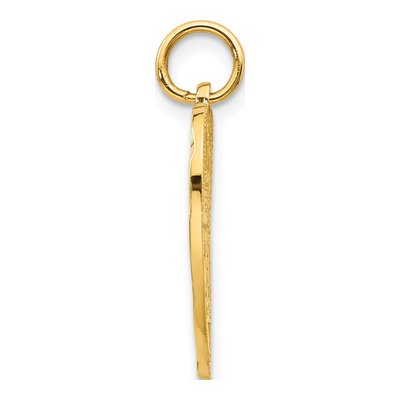 14K Yellow Gold Sweet 16-Heart Pendant – view 3