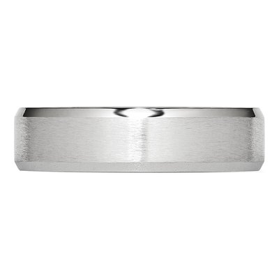 Cobalt 6mm Beveled Wedding Band – view 5
