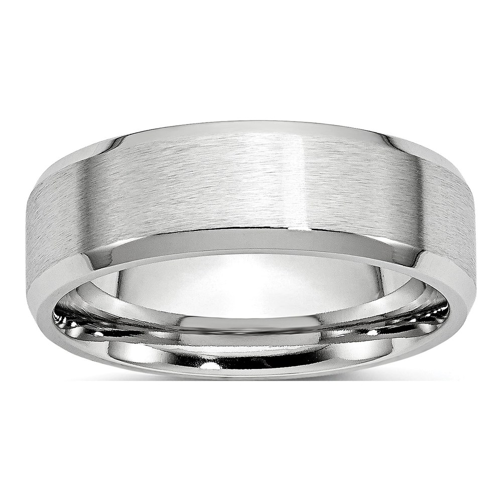 Men's Cobalt 7mm Satin & Polished Wedding Band