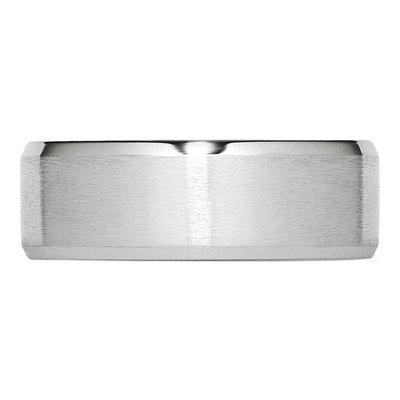Cobalt 8mm Beveled Wedding Band – view 5