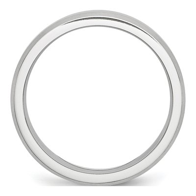 Cobalt 6mm Beveled Wedding Band – view 4