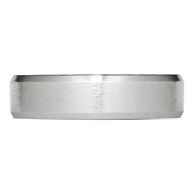 Cobalt 6mm Beveled Wedding Band – view 5