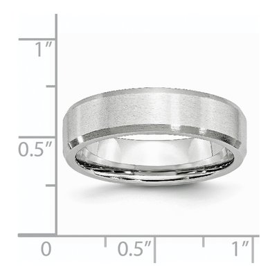 Cobalt 6mm Beveled Wedding Band – view 8