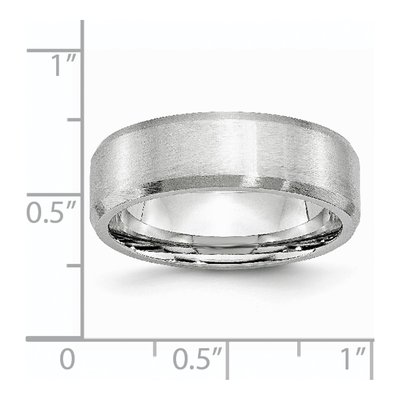 Cobalt 7mm Beveled Wedding Band – view 8