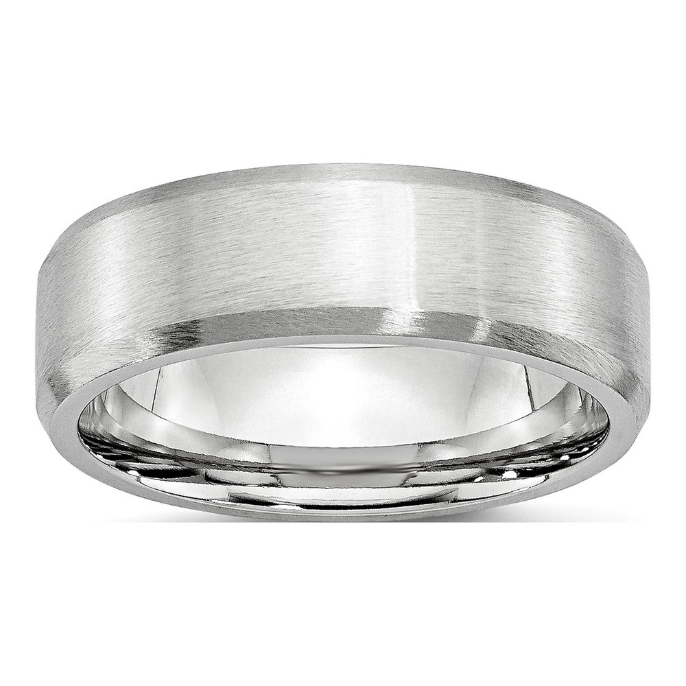 Cobalt 7mm Beveled Wedding Band