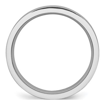 Cobalt 5mm Flat Wedding Band – view 4