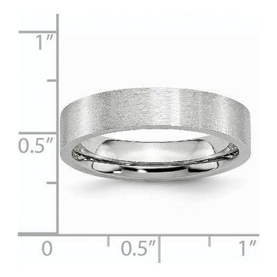 Cobalt 5mm Flat Wedding Band – view 8
