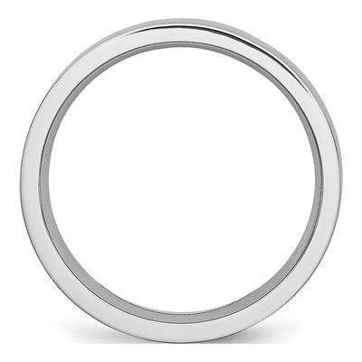 Cobalt 6mm Flat Wedding Band – view 4
