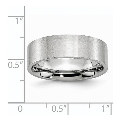 Cobalt 7mm Flat Wedding Band – view 8