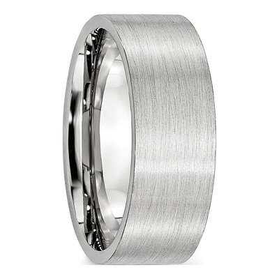 Cobalt 8mm Flat Wedding Band – view 6