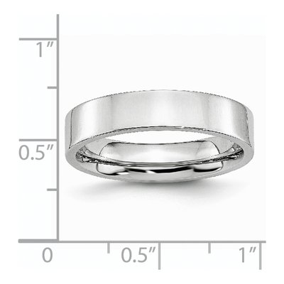 Cobalt 5mm Flat Wedding Band – view 8