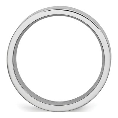 Cobalt 7mm Flat Wedding Band – view 4