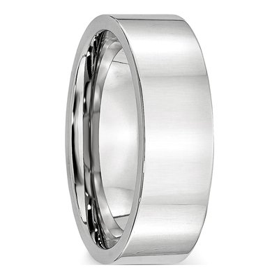 Cobalt 7mm Flat Wedding Band – view 6