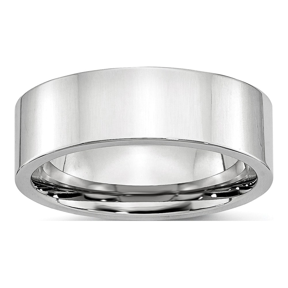 Cobalt 7mm Flat Wedding Band