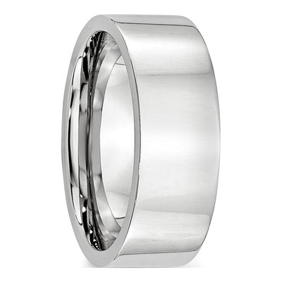 Cobalt 8mm Flat Wedding Band – view 5