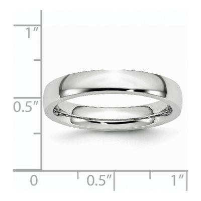 Cobalt 4mm Half Round Wedding Band – view 8