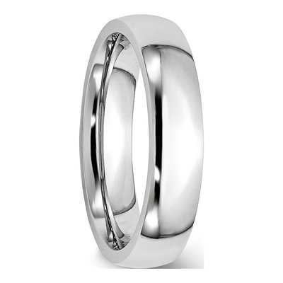 Cobalt 5mm Half Round Wedding Band – view 6
