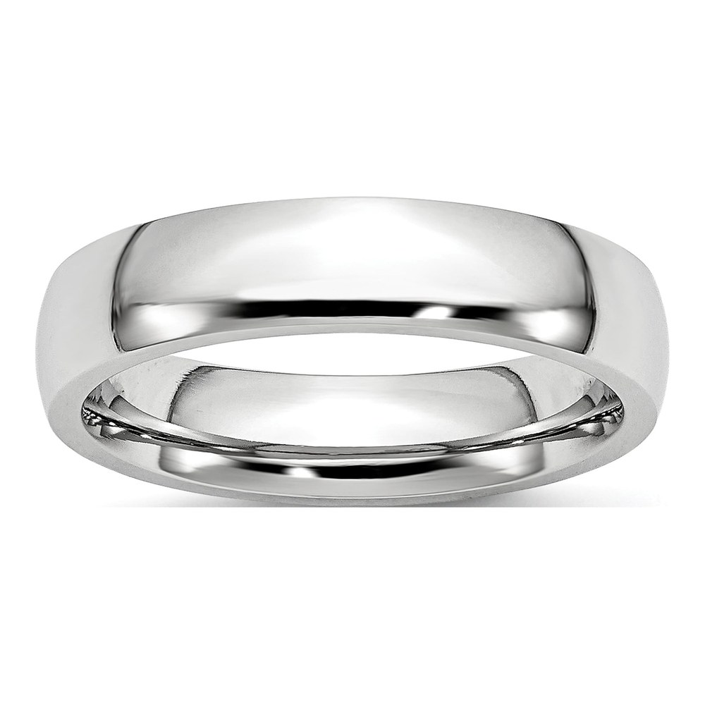Cobalt 5mm Half Round Wedding Band