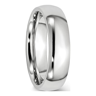 Cobalt 6mm Half Round Wedding Band – view 6