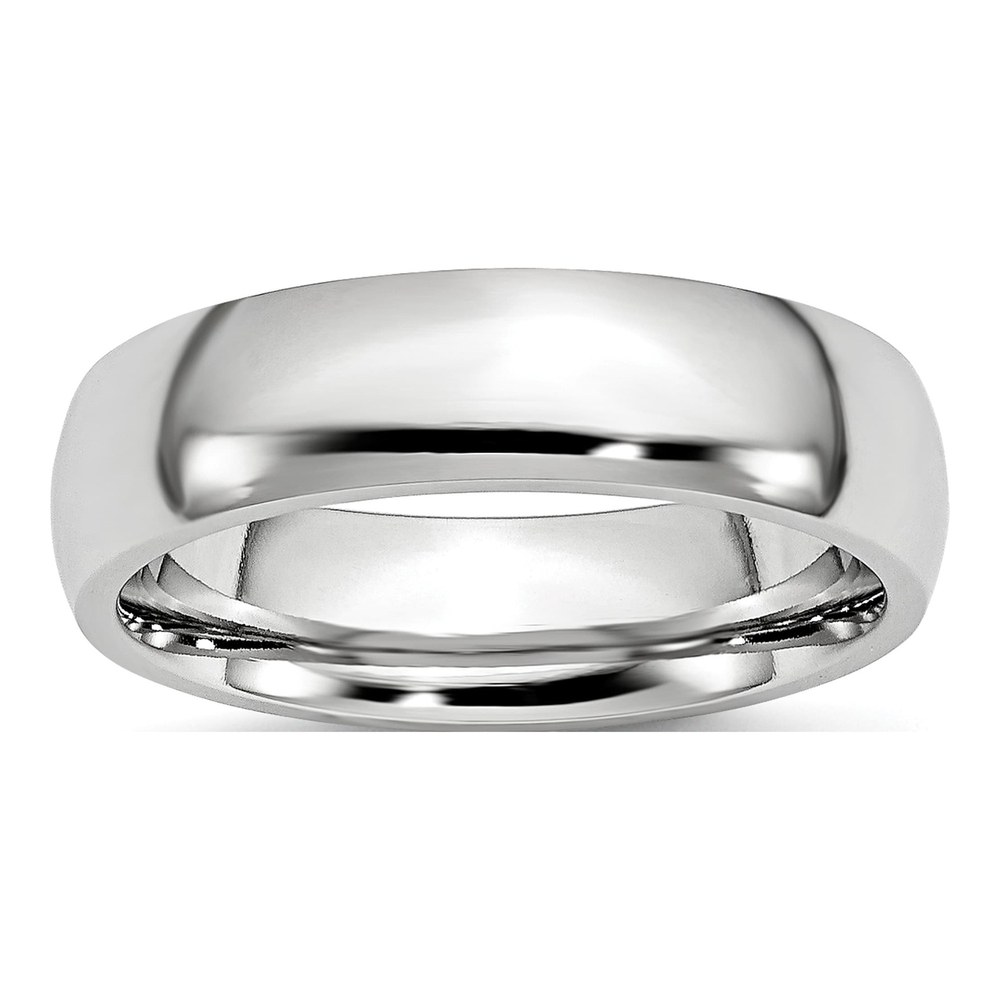 Cobalt 6mm Half Round Wedding Band