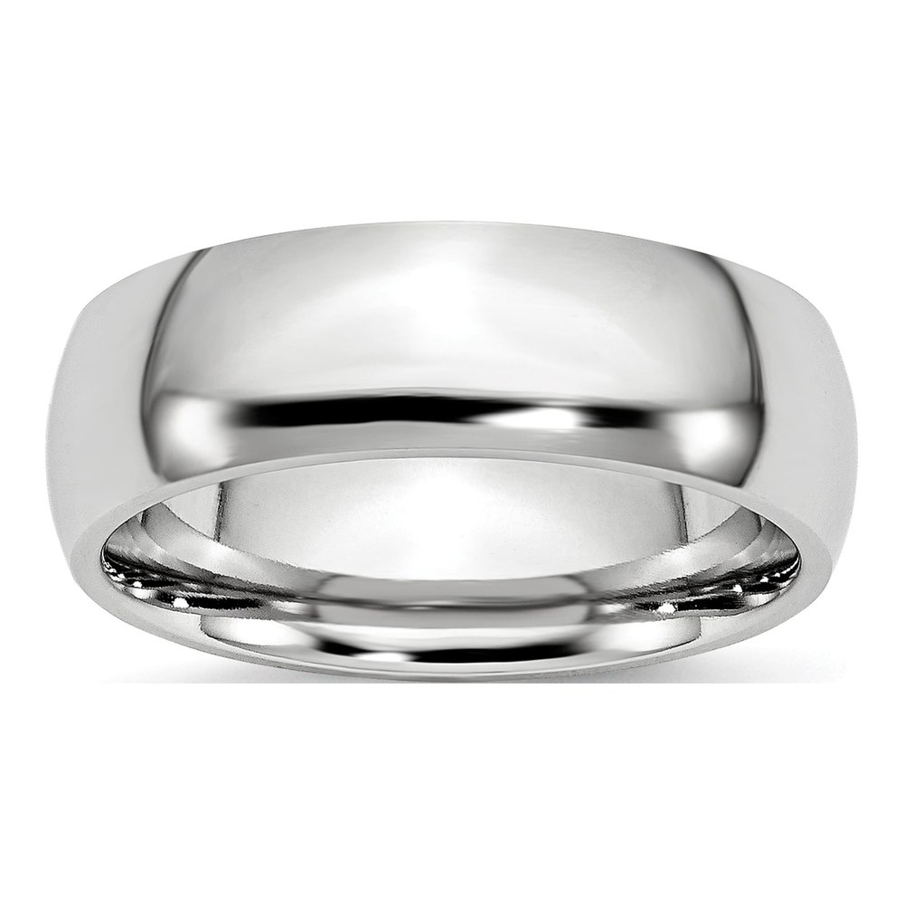 Cobalt 7mm Half Round Wedding Band