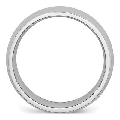 Cobalt 8mm Half Round Wedding Band – view 4