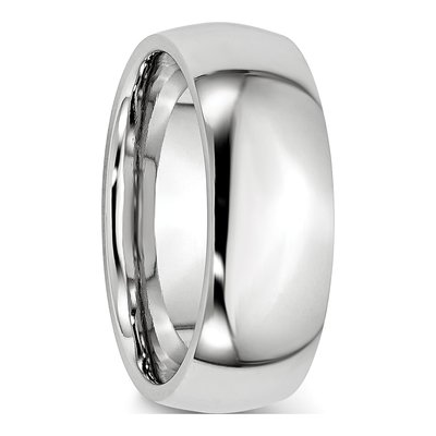 Cobalt 8mm Half Round Wedding Band – view 6