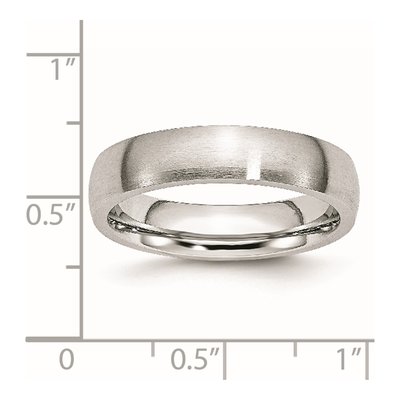 Cobalt 5mm Half Round Wedding Band – view 8