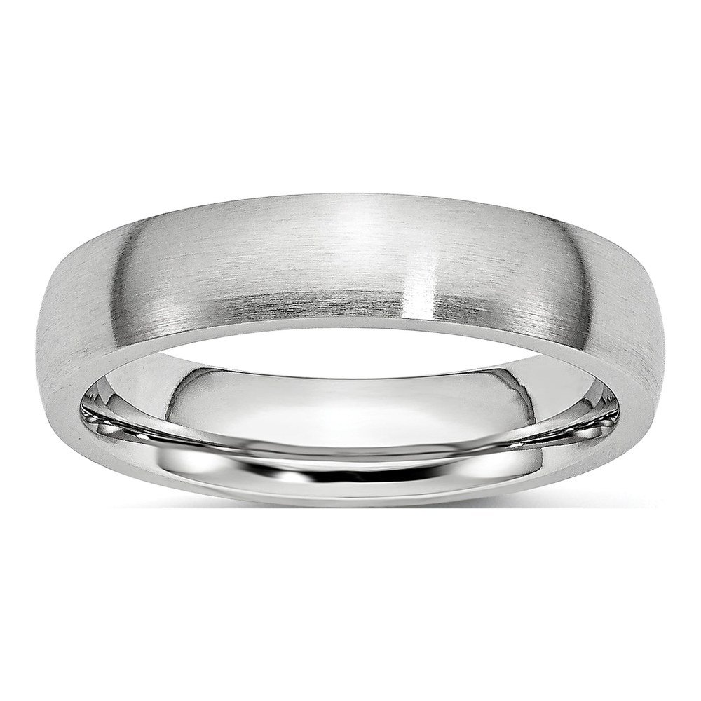 Cobalt 5mm Half Round Wedding Band