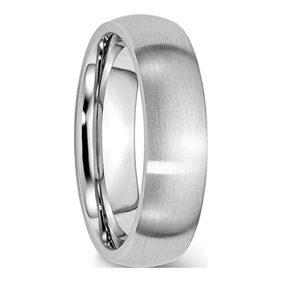 Cobalt 6mm Half Round Wedding Band – view 6