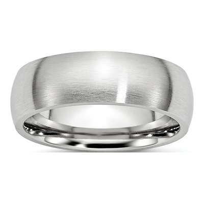 Cobalt 7mm Half Round Wedding Band