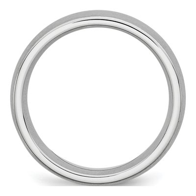 Cobalt 8mm Half Round Wedding Band – view 4
