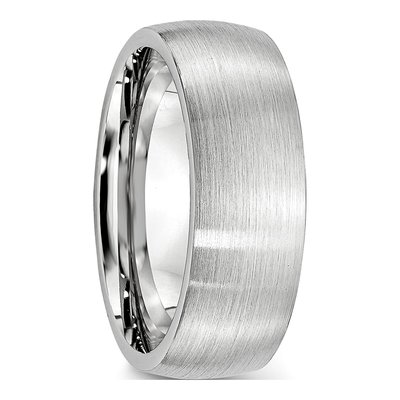 Cobalt 8mm Half Round Wedding Band – view 6