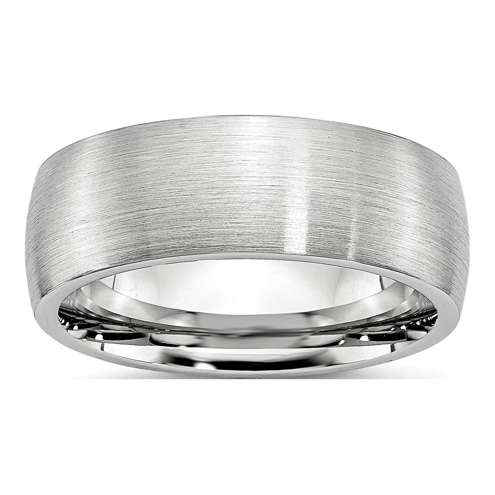 Cobalt 8mm Half Round Wedding Band