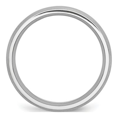 Cobalt 6mm Grooved Wedding Band – view 4
