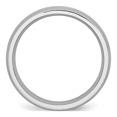Cobalt & Sterling Silver 6mm Inlay Wedding Band – view 4