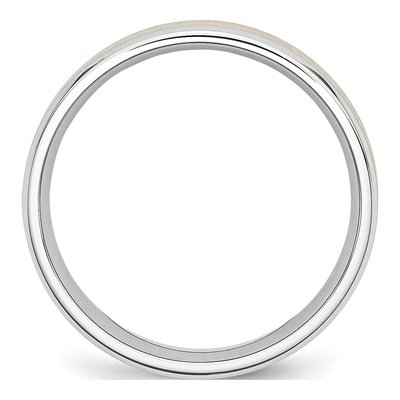 Cobalt & 14K Gold 6mm Inlay Wedding Band – view 4