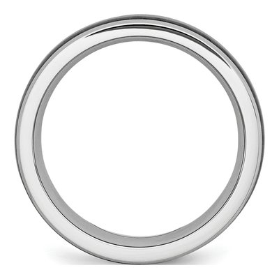 Cobalt 8mm Black Carbon Fiber Wedding Band – view 3
