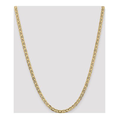 14K Yellow Gold 4.5mm Concave Anchor Chain – view 4