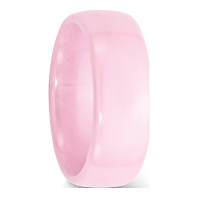 Ceramic 8mm Pink Ceramic Wedding Band – view 4