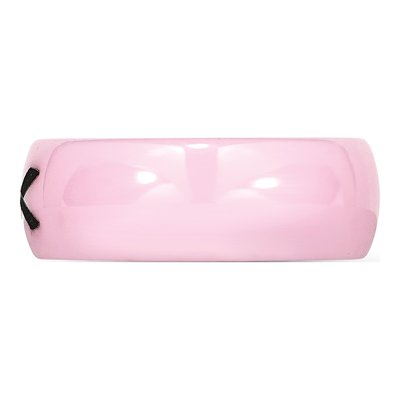 Ceramic 8mm Pink Black Ceramic Laser Wedding Band – view 3