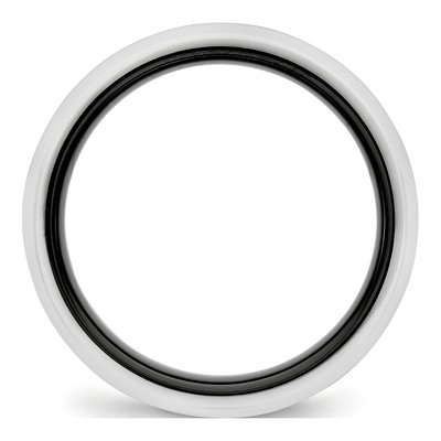 Ceramic 6mm Black Ceramic Wedding Band – view 3