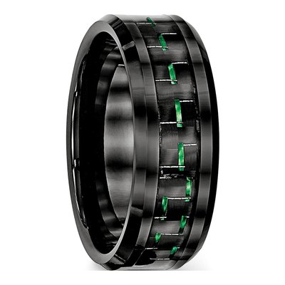 Ceramic 8mm Black Ceramic Comfort-Fit Wedding Band – view 4