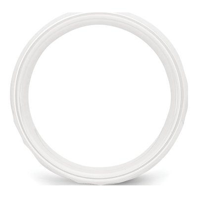 Ceramic 8mm Ceramic Faceted Wedding Band – view 4